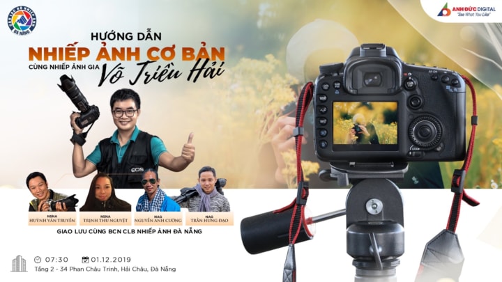 Buổi offline hướng dẫn nhiếp ảnh cơ bản CLB Nhiếp ảnh Đà Nẵng