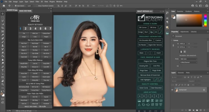 beauty retouch v3.2 panel download free