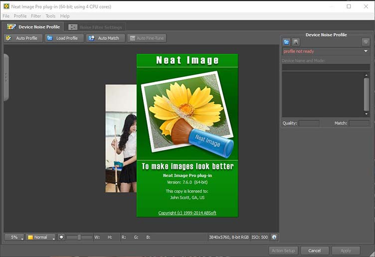 Neat Image 7.6 tải miễn phí