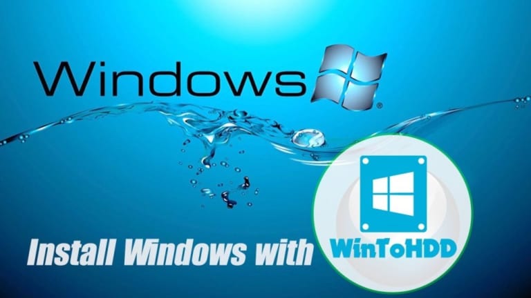 Cài Windows bằng WinToHDD không cần USB