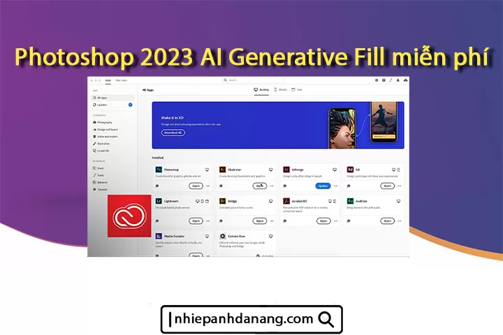 Nhiếp ảnh Đà Nẵng - Photoshop 2023 AI Generative Fill miễn phí